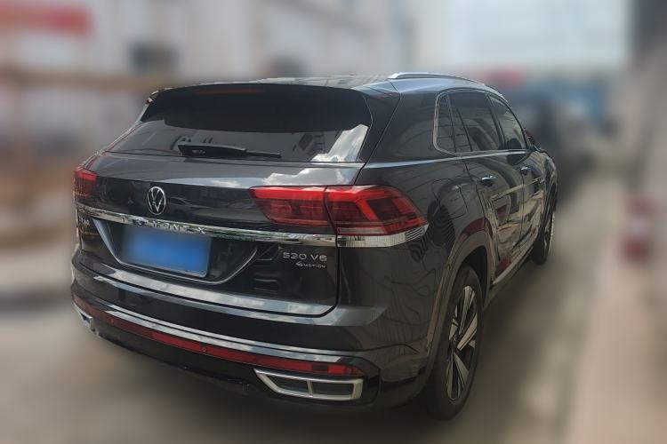 Used Volkswagen Teramont X 2022 530 V6 Four-Wheel Drive Prestige Luxury Edition Rear Right 45 Deg