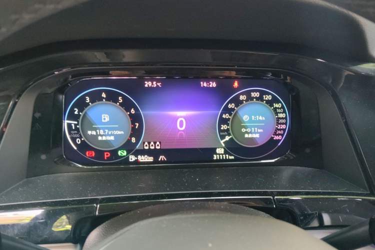 Used Volkswagen Teramont X 2022 380TSI Four-Wheel Drive Prestige Flagship Edition Instrument Cluster
