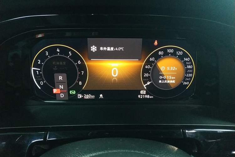 Used Volkswagen Teramont X 2022 380TSI Four-Wheel Drive Prestige Luxury Edition Instrument Cluster