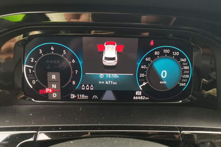 Used Volkswagen Teramont X 2022 530 V6 Four-Wheel Drive Prestige Luxury Edition Instrument Cluster