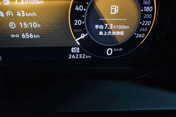 Used Volkswagen Teramont X 2022 330TSI Two-Wheel-Drive Luxury Edition Odometer Close Up