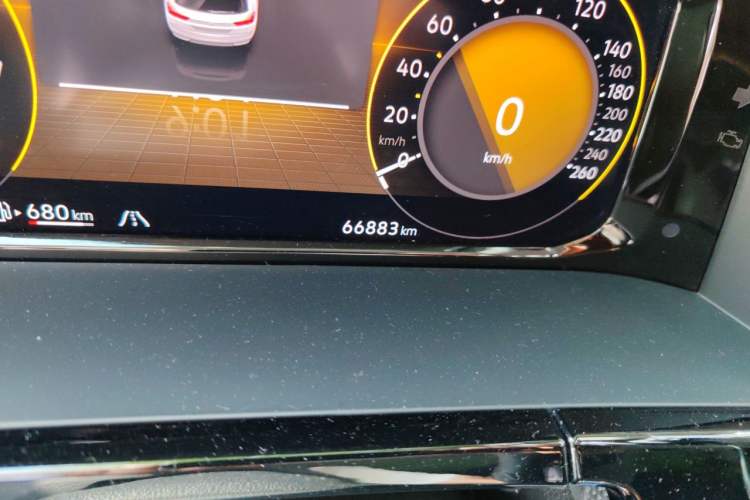 Used Volkswagen Teramont X 2022 380TSI Four-Wheel Drive Luxury Edition Odometer Close Up