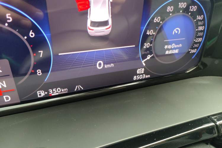 Used Volkswagen Teramont X 2022 380TSI Four-Wheel Drive Luxury Edition Odometer Close Up