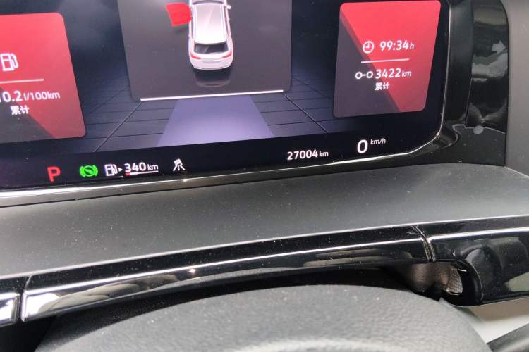 Used Volkswagen Teramont X 2022 380TSI Four-Wheel Drive Prestige Luxury Edition Odometer Close Up