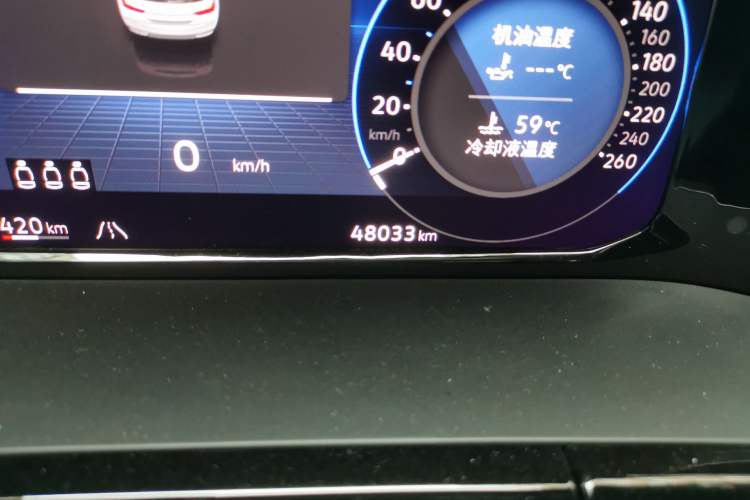 Used Volkswagen Teramont X 2022 380TSI Four-Wheel Drive Luxury Edition Odometer Close Up