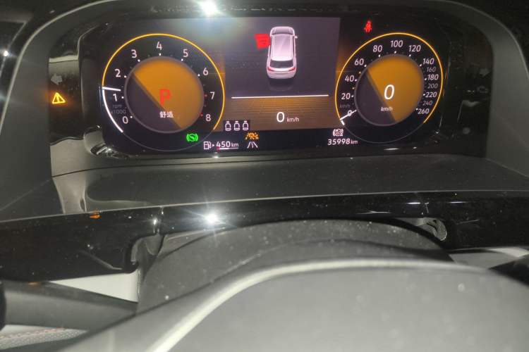 Used Volkswagen Teramont X 2022 380TSI Four-Wheel Drive Prestige Luxury Edition Odometer Close Up