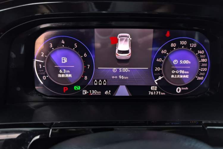 Used Volkswagen Teramont X 2022 530 V6 Four-Wheel Drive Prestige Luxury Edition Odometer Close Up
