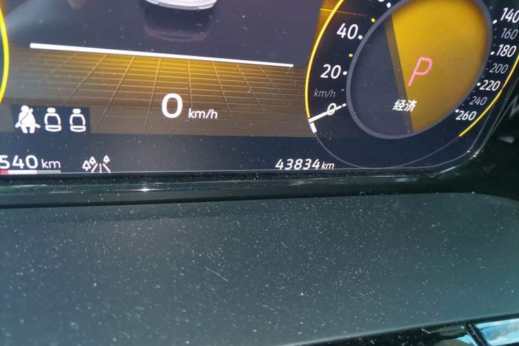 Used Volkswagen Teramont X 2022 380TSI Four-Wheel Drive Prestige Luxury Edition Odometer Close Up