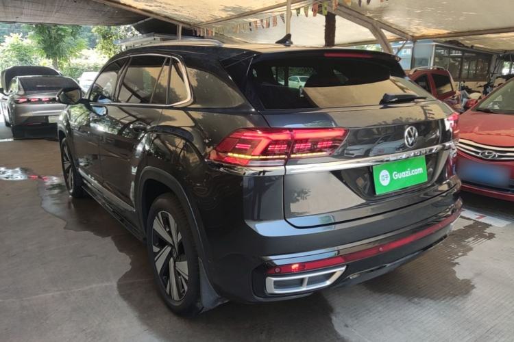 Used Volkswagen Teramont X 2022 530 V6 Four-Wheel Drive Prestige Luxury Edition Rear Left 45 Deg