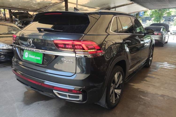 Used Volkswagen Teramont X 2022 530 V6 Four-Wheel Drive Prestige Luxury Edition Rear Right 45 Deg