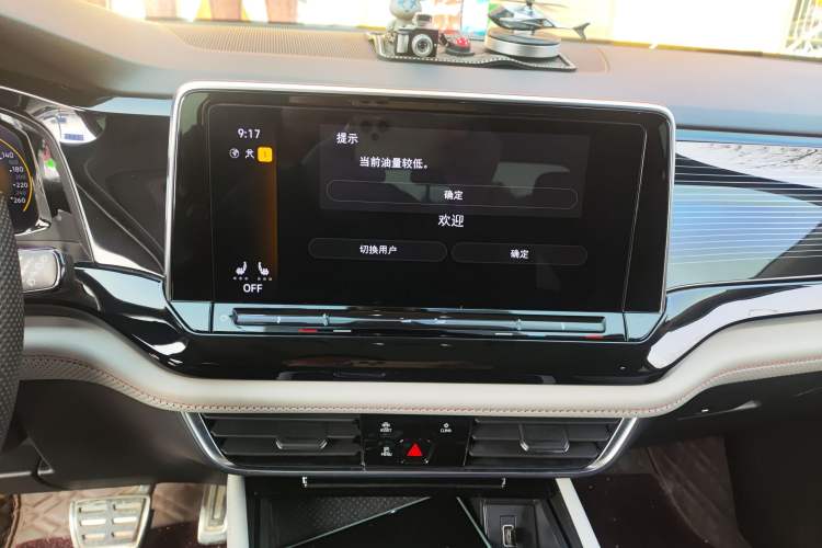Used Volkswagen Teramont X 2023 Revised 380TSI Four-Wheel Drive Prestige Luxury Edition Audio And AC Panel