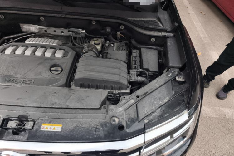 Used Volkswagen Teramont X 2023 530 V6 Four-Wheel Drive Prestige Luxury Edition Engine Bay Left