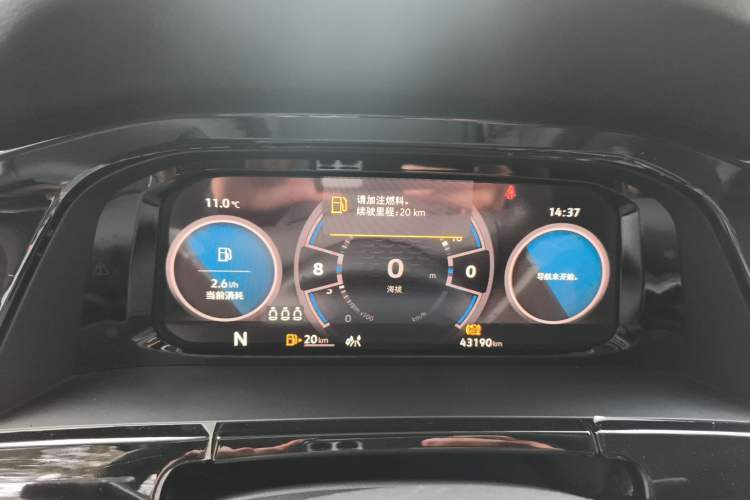 Used Volkswagen Teramont X 2023 530 V6 Four-Wheel Drive Prestige Luxury Edition Instrument Cluster