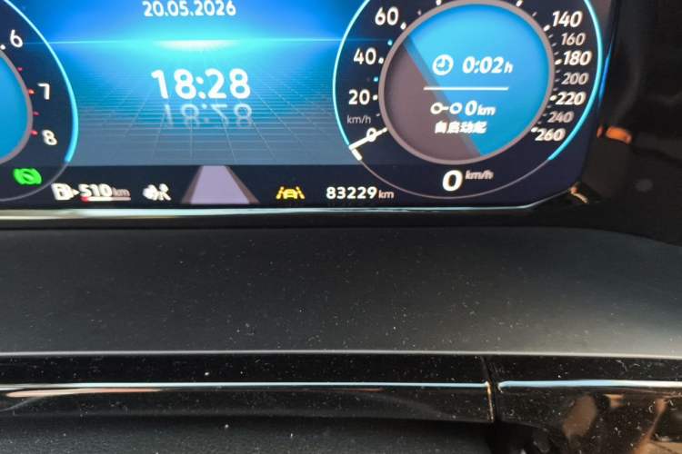 Used Volkswagen Teramont X 2023 380TSI Four-Wheel Drive Prestige Luxury Edition Odometer Close Up