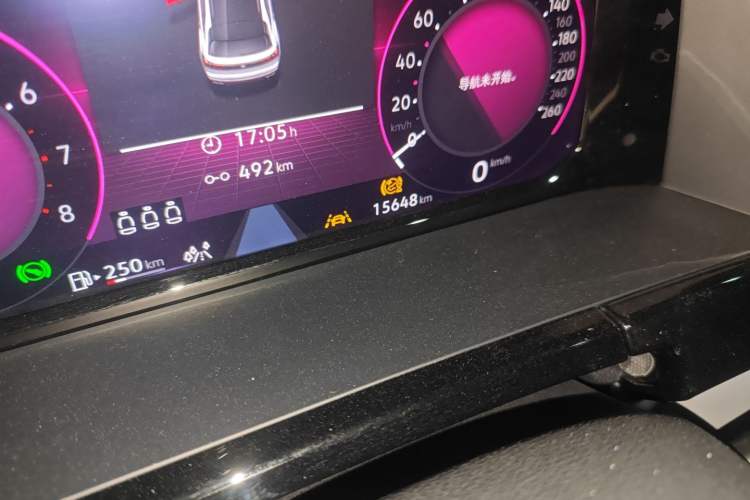 Used Volkswagen Teramont X 2023 Revised 380TSI Four-Wheel Drive Prestige Luxury Edition Odometer Close Up