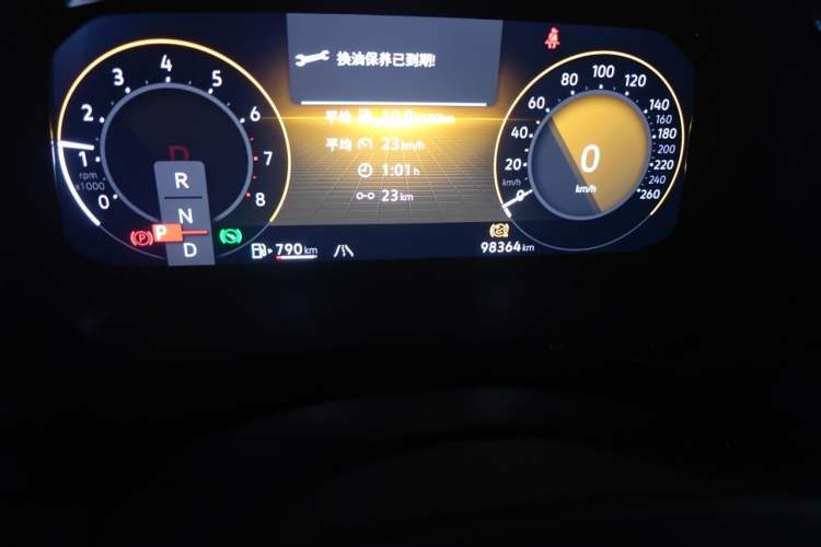 Used Volkswagen Teramont X 2023 380TSI Four-Wheel Drive Luxury Edition Odometer Close Up