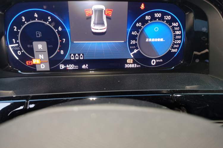 Used Volkswagen Teramont X 2023 Revised 380TSI Four-Wheel Drive Prestige Luxury Edition Odometer Close Up