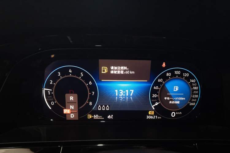 Used Volkswagen Teramont X 2023 380TSI Four-Wheel Drive Prestige Luxury Edition Odometer Close Up