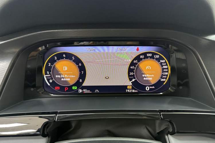 Used Volkswagen Teramont X 2023 380TSI Four-Wheel Drive Luxury Edition Odometer Close Up
