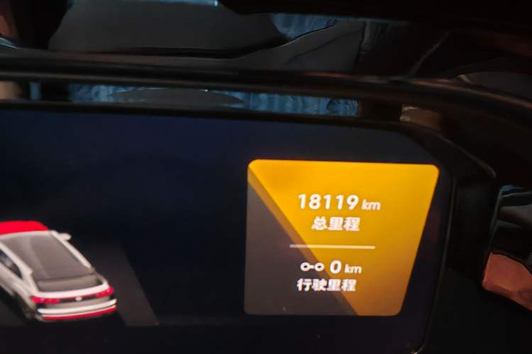 Used Volkswagen Teramont X 2023 380TSI Four-Wheel Drive Prestige Flagship Edition Odometer Close Up