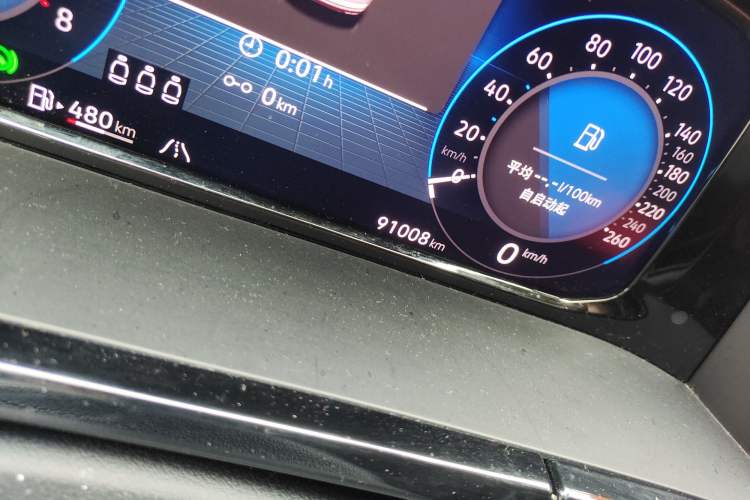 Used Volkswagen Teramont X 2023 380TSI Four-Wheel Drive Prestige Flagship Edition Odometer Close Up
