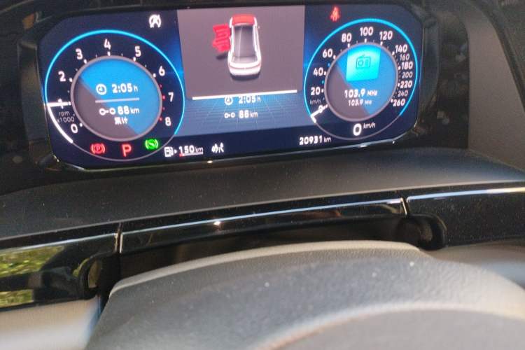 Used Volkswagen Teramont X 2023 380TSI Four-Wheel Drive Prestige Flagship Edition Odometer Close Up
