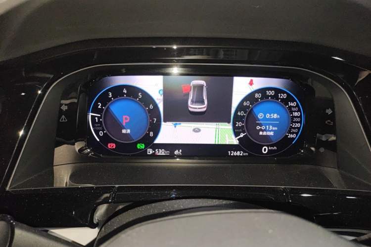 Used Volkswagen Teramont X 2023 380TSI Four-Wheel Drive Prestige Luxury Edition Odometer Close Up