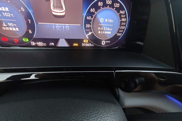 Used Volkswagen Teramont X 2023 380TSI Four-Wheel Drive Prestige Luxury Edition Odometer Close Up