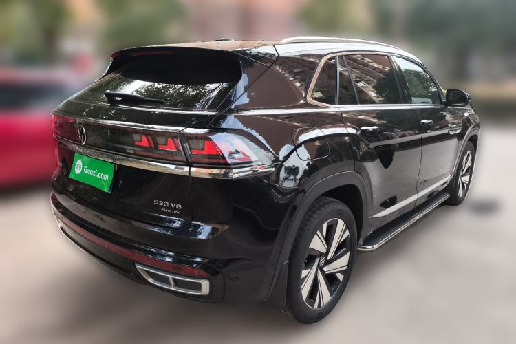 Used Volkswagen Teramont X 2023 530 V6 Four-Wheel Drive Prestige Luxury Edition Rear Right 45 Deg
