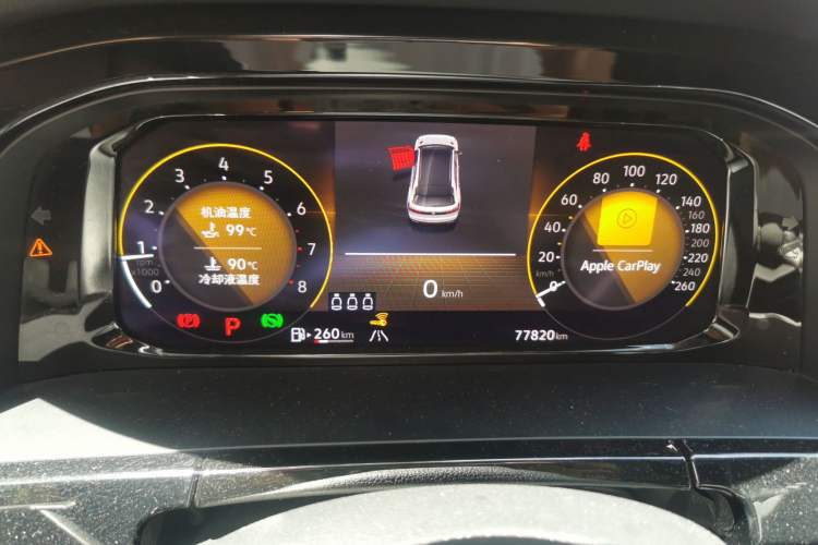 Used Volkswagen Teramont X 2023 380TSI Four-Wheel Drive Qingyun Limited Edition Instrument Cluster