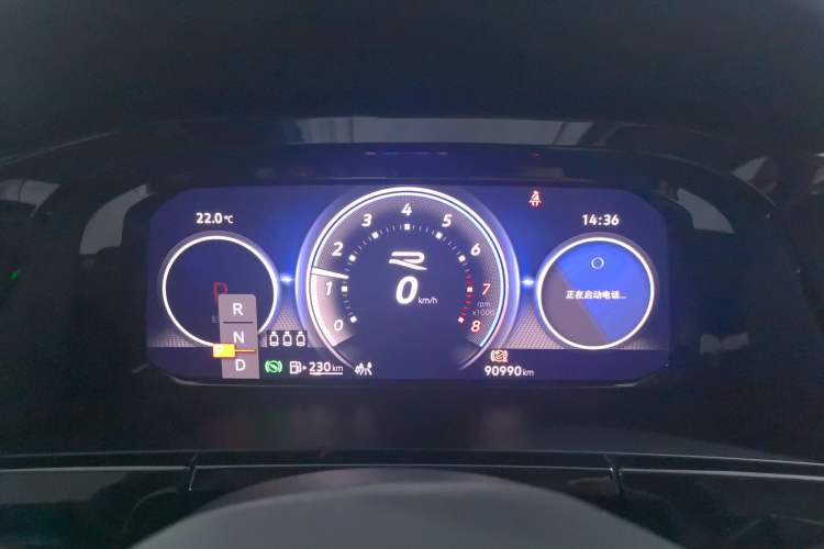 Used Volkswagen Teramont X 2023 530 V6 Four-Wheel Drive Qingyun Limited Edition Odometer Close Up