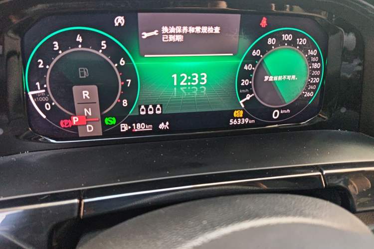 Used Volkswagen Teramont X 2023 380TSI Four-Wheel Drive Qingyun Limited Edition Odometer Close Up