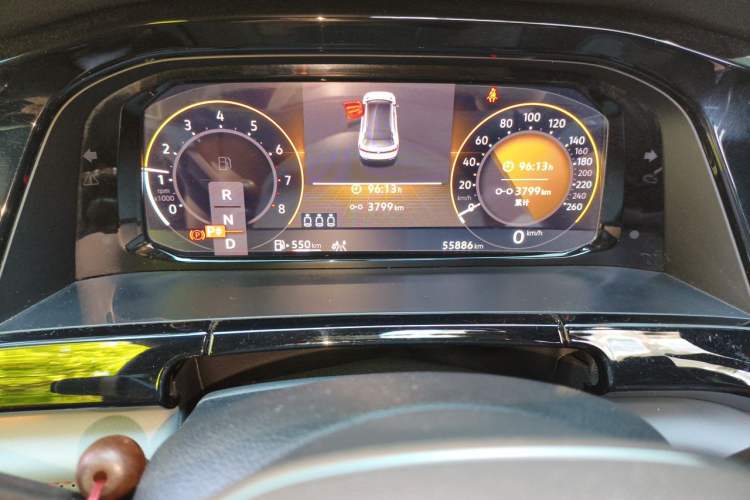 Used Volkswagen Teramont X 2023 380TSI Four-Wheel Drive Prestige Luxury Edition Odometer Close Up