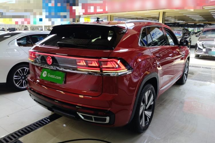 Used Volkswagen Teramont X 2023 530 V6 Four-Wheel Drive Prestige Luxury Edition Rear Right 45 Deg