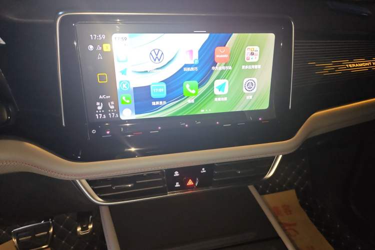 Used Volkswagen Teramont X 2024 380TSI All-Wheel Drive Longyao Edition Audio And AC Panel