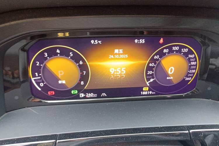 Used Volkswagen Teramont X 2024 380TSI Four-Wheel Drive Luxury Edition Instrument Cluster