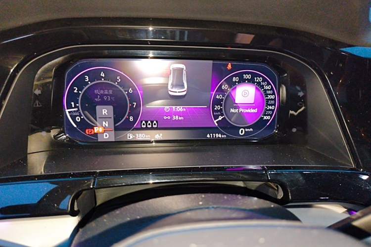 Used Volkswagen Teramont X 2024 380TSI Four-Wheel Drive Prestige Luxury Edition Instrument Cluster