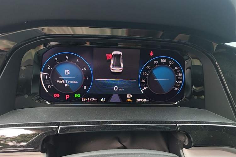 Used Volkswagen Teramont X 2024 380TSI Four-Wheel Drive Prestige Flagship Edition Instrument Cluster