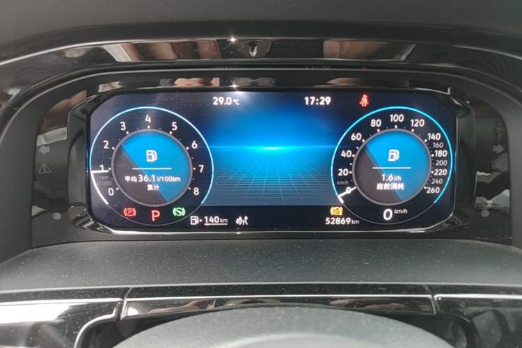 Used Volkswagen Teramont X 2024 380TSI Four-Wheel Drive Prestige Luxury Edition Instrument Cluster