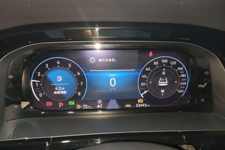 Used Volkswagen Teramont X 2024 380TSI Four-Wheel Drive Prestige Luxury Edition Instrument Cluster