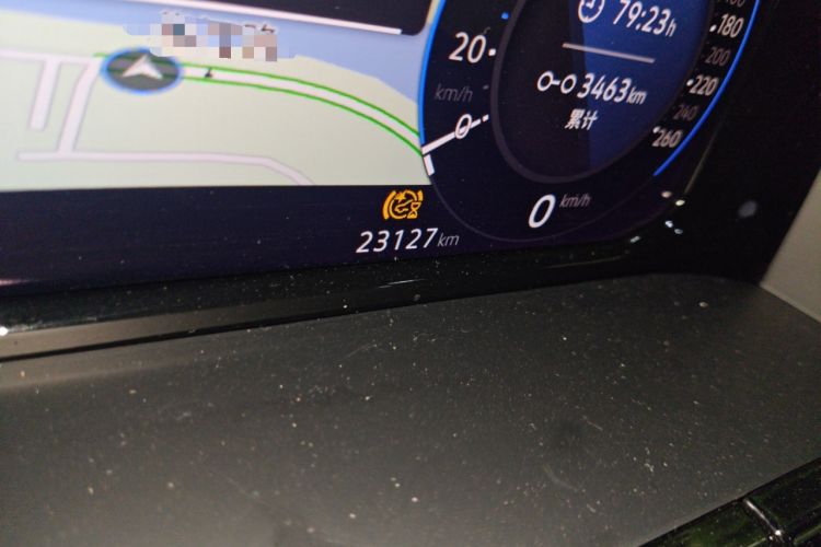 Used Volkswagen Teramont X 2024 380TSI Four-Wheel Drive Prestige Luxury Edition Odometer Close Up