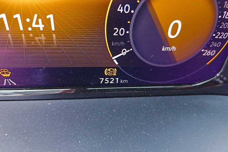 Used Volkswagen Teramont X 2024 380TSI All-Wheel Drive Longyao Edition Odometer Close Up