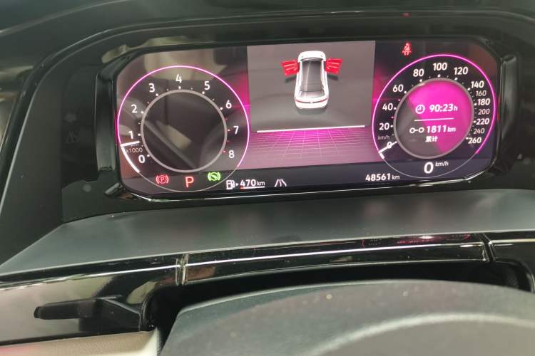 Used Volkswagen Teramont X 2024 380TSI All-Wheel Drive Longyao Edition Odometer Close Up