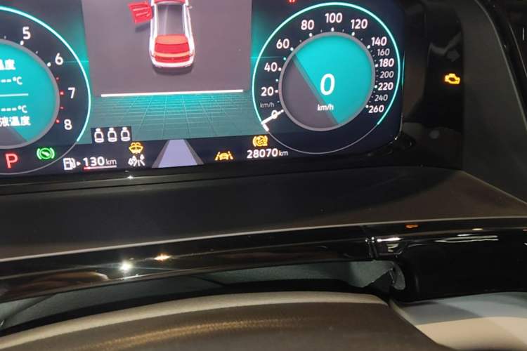 Used Volkswagen Teramont X 2024 380TSI Four-Wheel Drive Prestige Luxury Edition Odometer Close Up