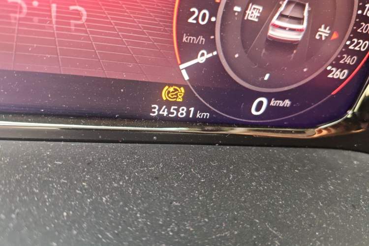 Used Volkswagen Teramont X 2024 380TSI Four-Wheel Drive Prestige Flagship Edition Odometer Close Up