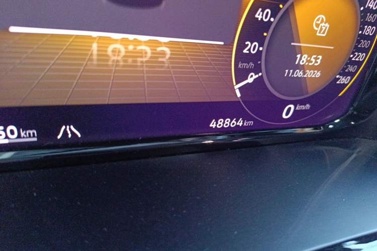 Used Volkswagen Teramont X 2024 380TSI All-Wheel Drive Longyao Edition Odometer Close Up