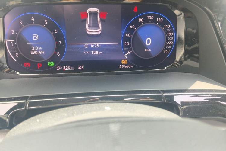 Used Volkswagen Teramont X 2024 380TSI Four-Wheel Drive Prestige Luxury Edition Odometer Close Up