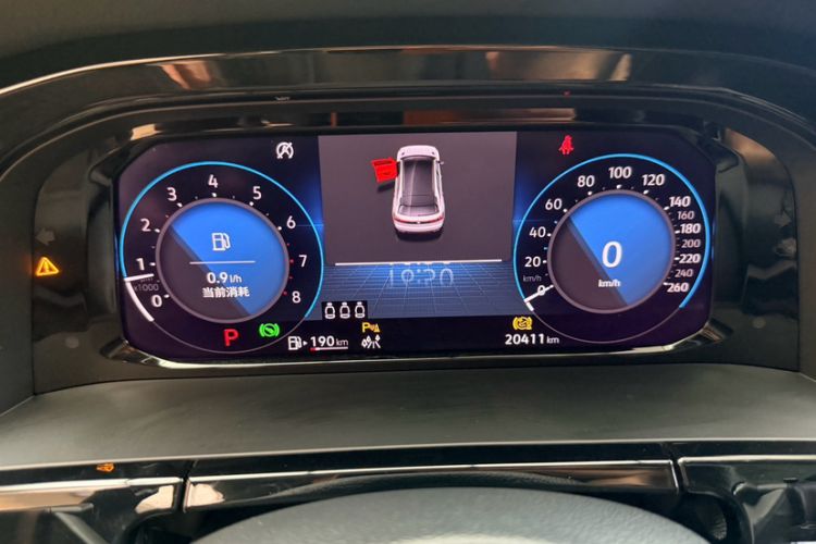 Used Volkswagen Teramont X 2024 380TSI Four-Wheel Drive Prestige Luxury Edition Odometer Close Up
