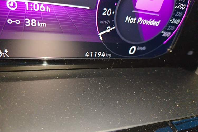 Used Volkswagen Teramont X 2024 380TSI Four-Wheel Drive Prestige Luxury Edition Odometer Close Up