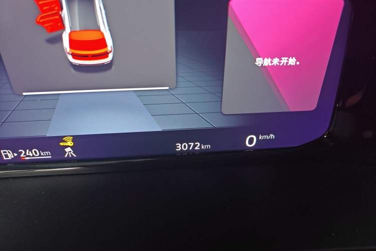 Used Volkswagen Teramont X 2024 380TSI All-Wheel Drive Longyao Edition Odometer Close Up